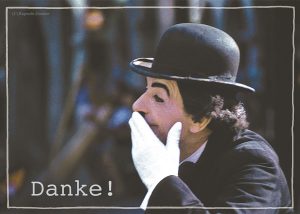 Ruprecht Günther - Postkarte Bildmotiv Charlie Chaplin