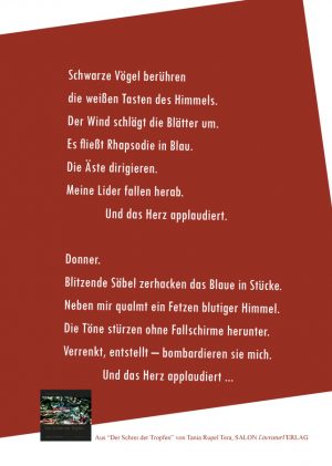 Tania Rupel Tera - Postkarte Schwarze Vögel